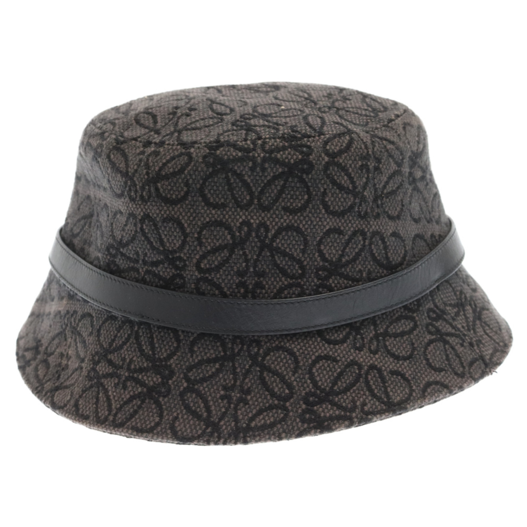 LOEWE(ロエベ)のLOEWE ロエベ ANAGRAM BUCKET HAT K820BIX05 アナグラムバケットハット ブラック リバーシブル メンズの帽子(ハット)の商品写真