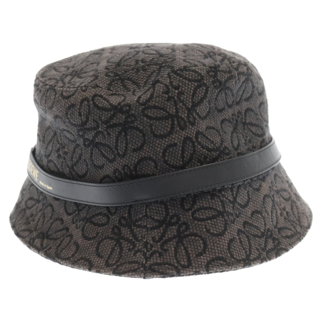 LOEWE(ロエベ)のLOEWE ロエベ ANAGRAM BUCKET HAT K820BIX05 アナグラムバケットハット ブラック リバーシブル メンズの帽子(ハット)の商品写真