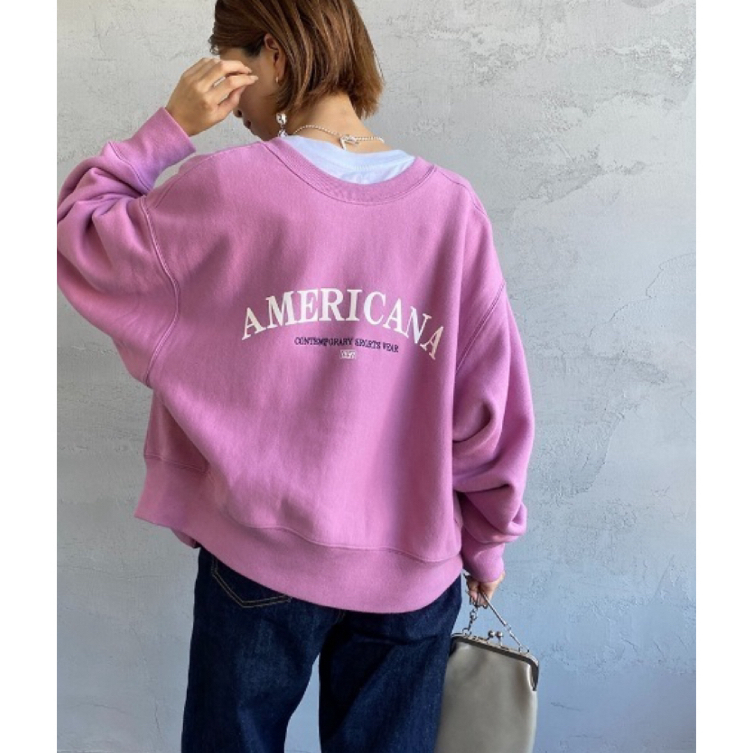 AMERICANA(アメリカーナ)のAmericana×JEANS FACTORY 2WAYスウェット レディースのトップス(トレーナー/スウェット)の商品写真