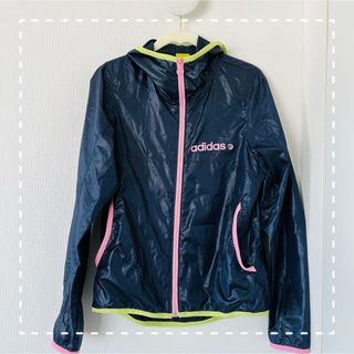 アディダス(adidas)の美品♡ アディダス ウインドブレーカー 軽量 レディース(ナイロンジャケット)