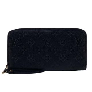 ルイヴィトン(LOUIS VUITTON)のルイヴィトン LOUIS VUITTON 長財布
 モノグラム アンプラント ジッピーウォレット ラウンドファスナー M61864 ブラック(財布)