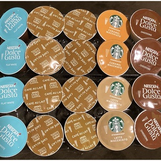 スターバックスコーヒー(Starbucks Coffee)の甘いの多めドルチェグスト カプセル　スターバックス&チョコチーノ&売れ筋セット(コーヒー)