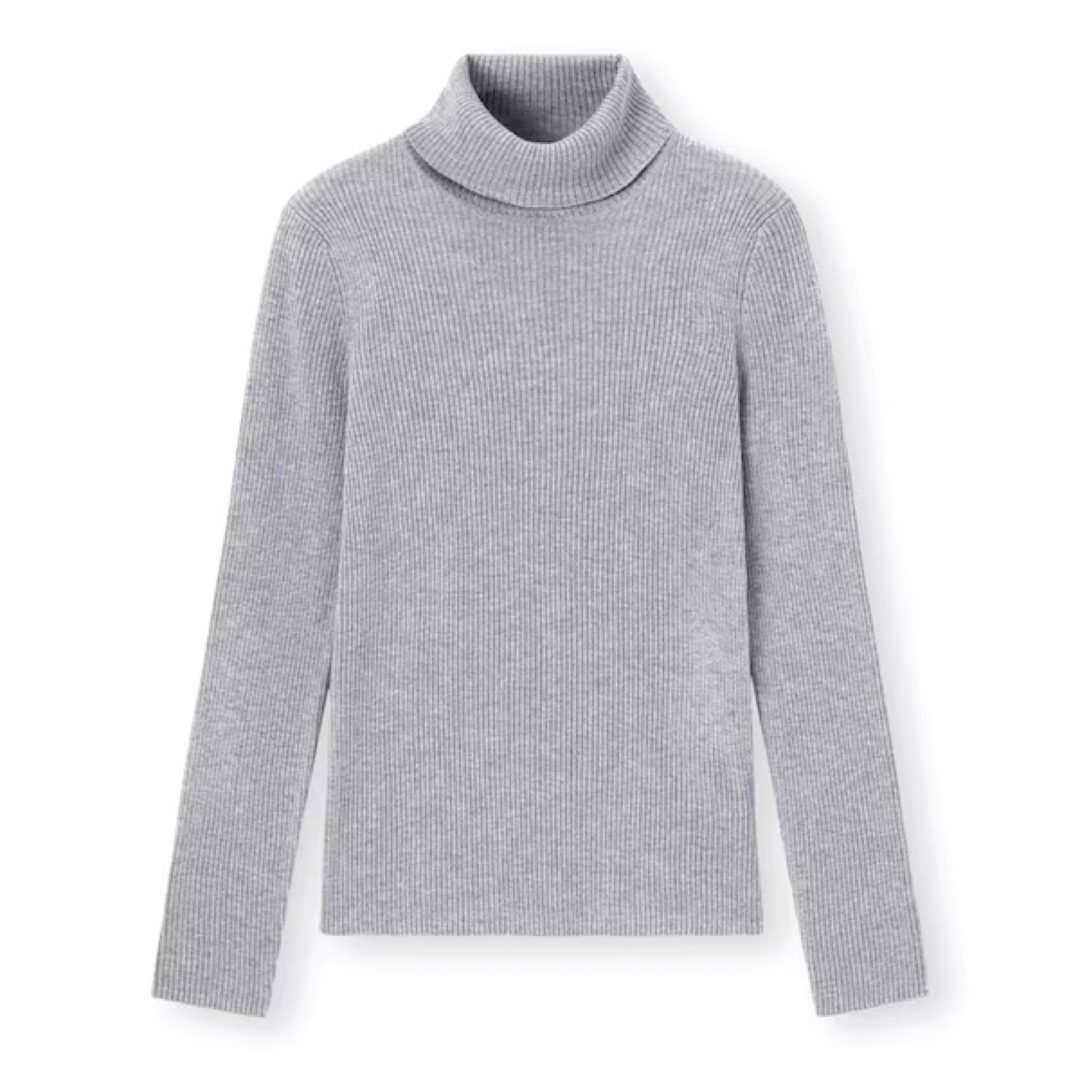 GU(ジーユー)のリブタートルネックセーター(長袖) レディースのトップス(ニット/セーター)の商品写真