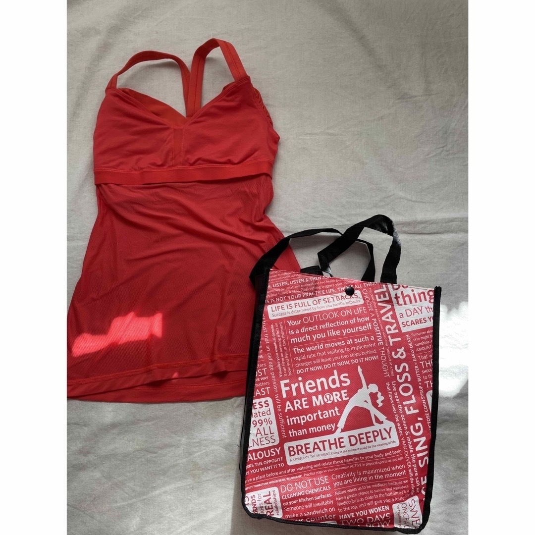 lululemon(ルルレモン)のSALE【ハワイ購入】lululemonルルレモンwrap it up tank スポーツ/アウトドアのトレーニング/エクササイズ(ヨガ)の商品写真