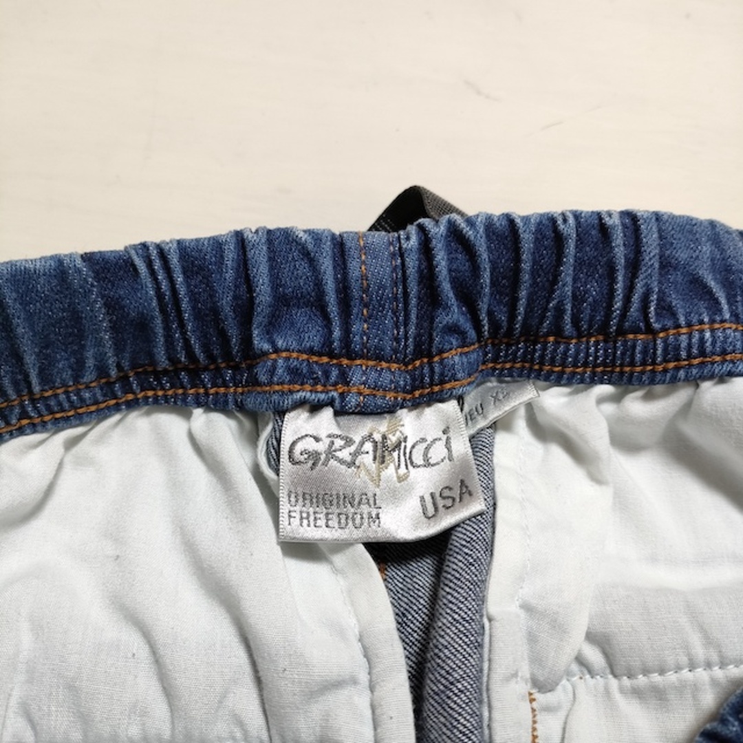 GRAMICCI(グラミチ)のGramicci デニムルーズテーパードパンツ イージーパンツ デニムパンツ ブルー レディース グラミチ【中古】4-0131G△ レディースのパンツ(デニム/ジーンズ)の商品写真