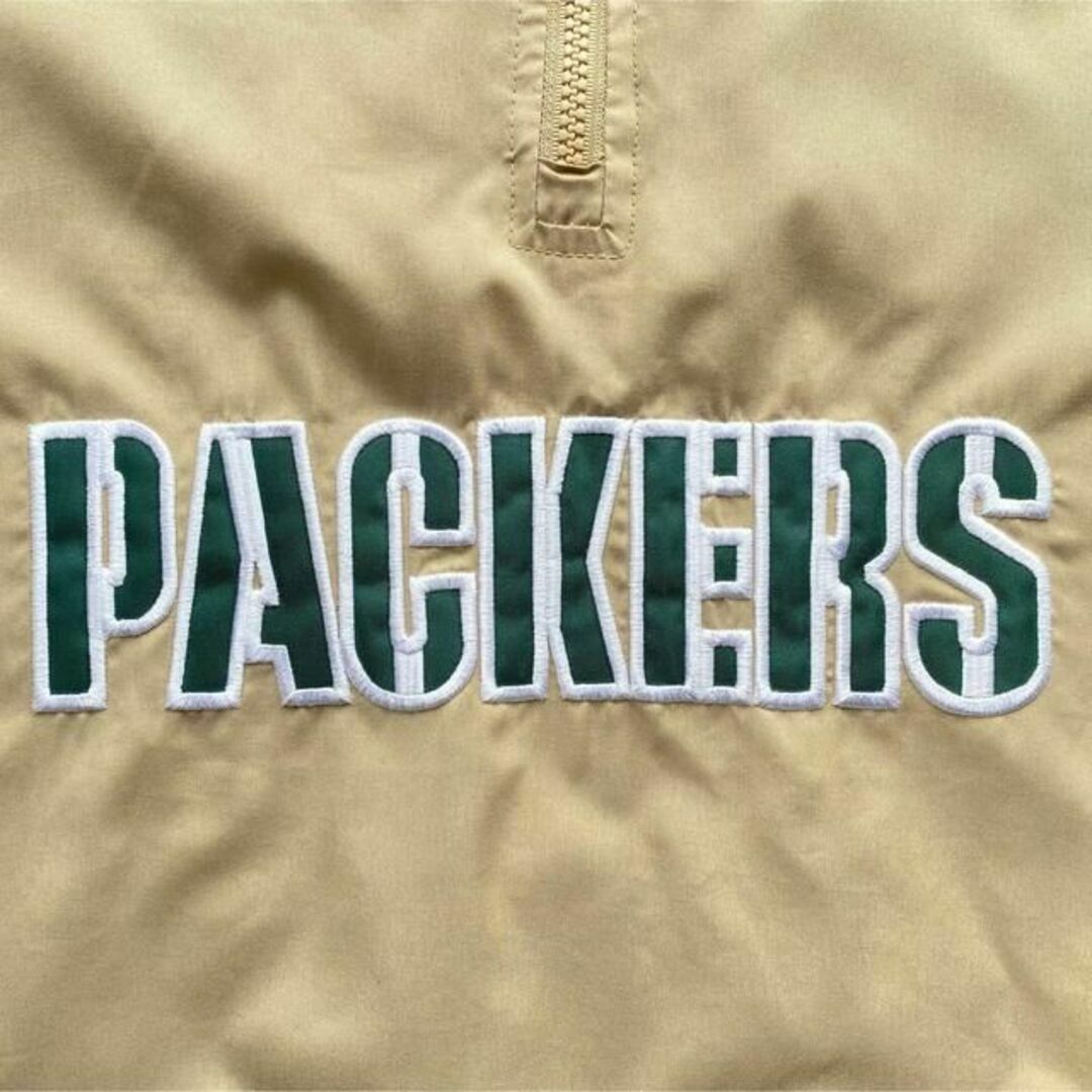 Reebok(リーボック)のグリーンベイ　パッカーズ　ナイロンプルオーバーGreen Bay Packers メンズのジャケット/アウター(ナイロンジャケット)の商品写真