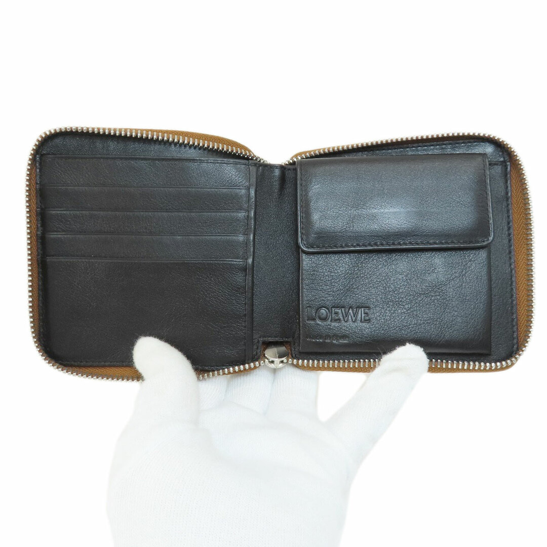 LOEWE(ロエベ)のLOEWE アナグラム 二つ折り財布（小銭入れあり） レザー レディース レディースのファッション小物(財布)の商品写真