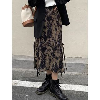 シーイン(SHEIN)のSHEIN スカート ひざ丈(ひざ丈スカート)