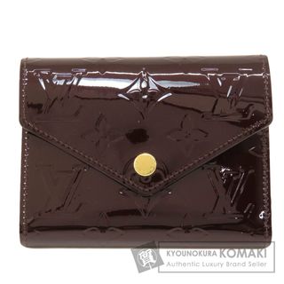 ルイヴィトン(LOUIS VUITTON)のLOUIS VUITTON M62427 ポルトフォイユ・ヴィクトリーヌ アマラント 二つ折り財布（小銭入れあり） ヴェルニ レディース(財布)