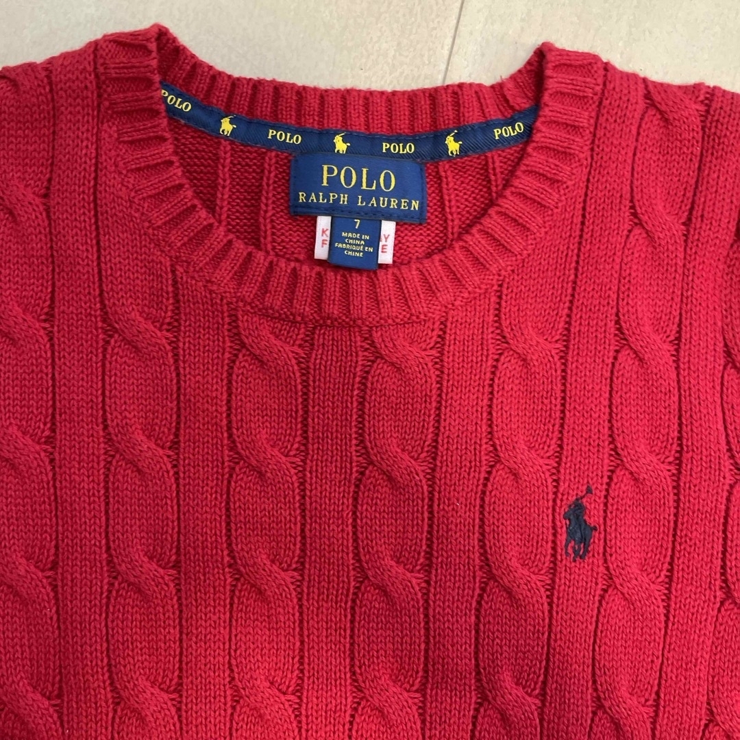 Ralph Lauren(ラルフローレン)のラルフローレン　セーター　130 キッズ/ベビー/マタニティのキッズ服男の子用(90cm~)(ニット)の商品写真