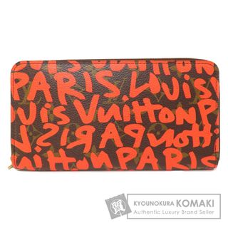 ルイヴィトン(LOUIS VUITTON)のLOUIS VUITTON M93711 ジッピー・ウォレット グラフィティ オランジュ 長財布（小銭入れあり） モノグラムグラフィティ レディース(財布)