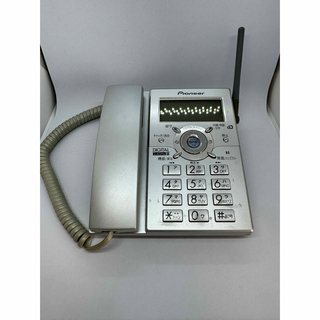 パイオニア　コードレス留守番電話機　06年製　ACアダプター取説付
