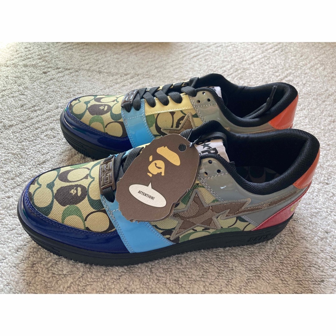 A BATHING APE(アベイシングエイプ)の新品　未試着　APE COACH コラボ　jp the wavy lex 舐達麻 メンズの靴/シューズ(スニーカー)の商品写真