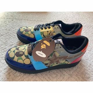 アベイシングエイプ(A BATHING APE)の新品　未試着　APE COACH コラボ　jp the wavy lex 舐達麻(スニーカー)