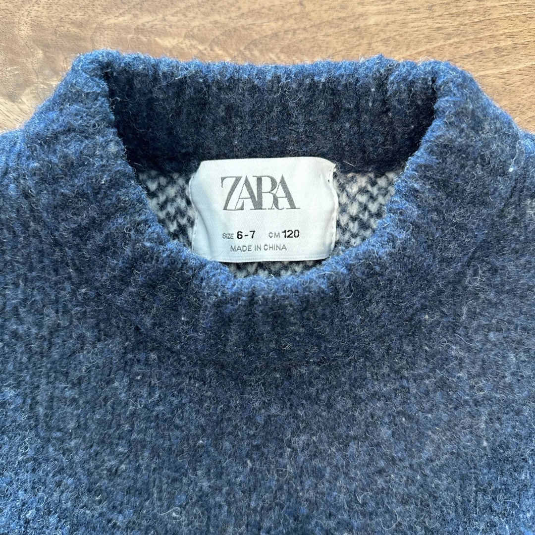 ZARA KIDS(ザラキッズ)のZARAkids 120 セーター キッズ/ベビー/マタニティのキッズ服女の子用(90cm~)(ニット)の商品写真