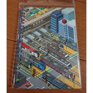 ジェイアール(JR)の立誠社 駅鉄 鉄道大集合 リングノート メモ帳  B6 新品未開封 電車 JR(ノート/メモ帳/ふせん)