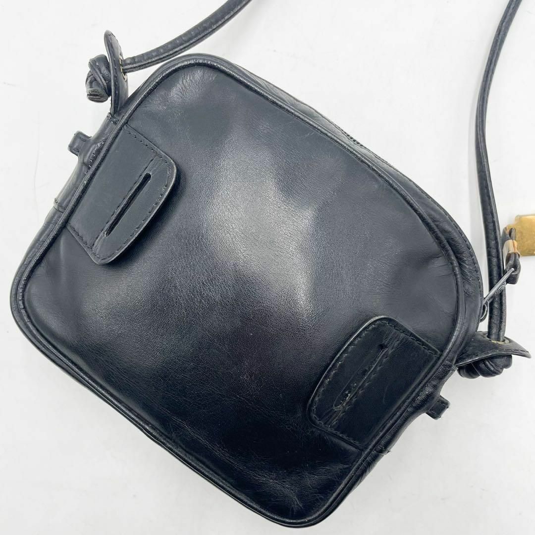 激レア✨ ロエベ LOEWE ショルダーバッグ アナグラム レザー 黒 激レア✨ ロエベ LOEWE ショルダーバッグ アナグラム レザー 黒