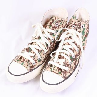 コンバース(CONVERSE)のCONVERSE　コンバース　オールスターハイカット　メイサイ柄　24.5(スニーカー)