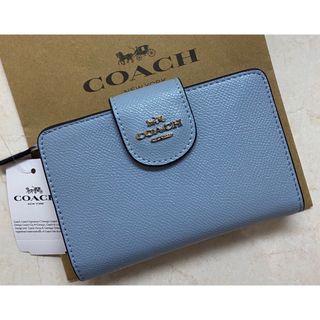 コーチ(COACH) 財布(レディース)（ブルー・ネイビー/青色系）の通販