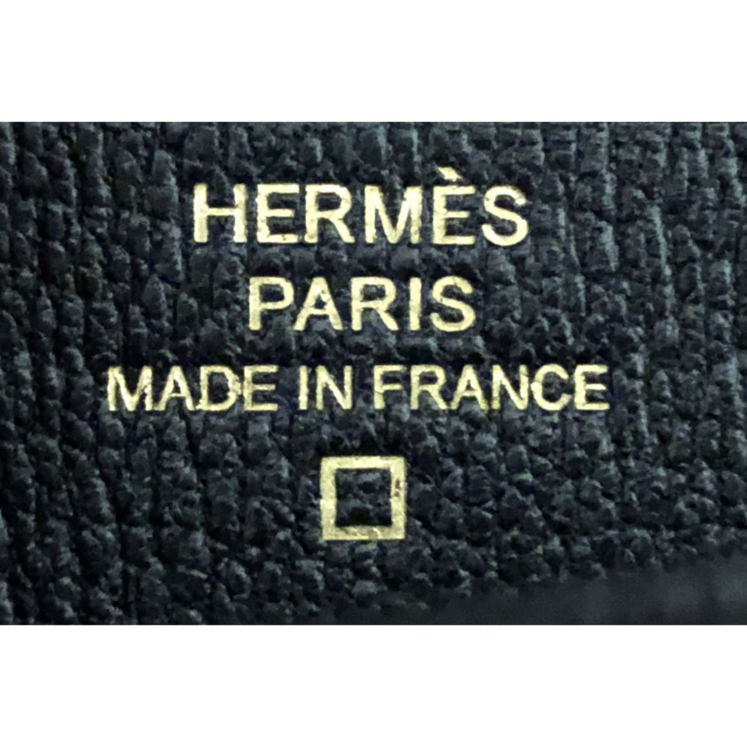 Hermes(エルメス)の未使用☆エルメス　折財布  アリゲーター ベアンコンパクト　黒　ブラック　クロコ メンズのファッション小物(折り財布)の商品写真