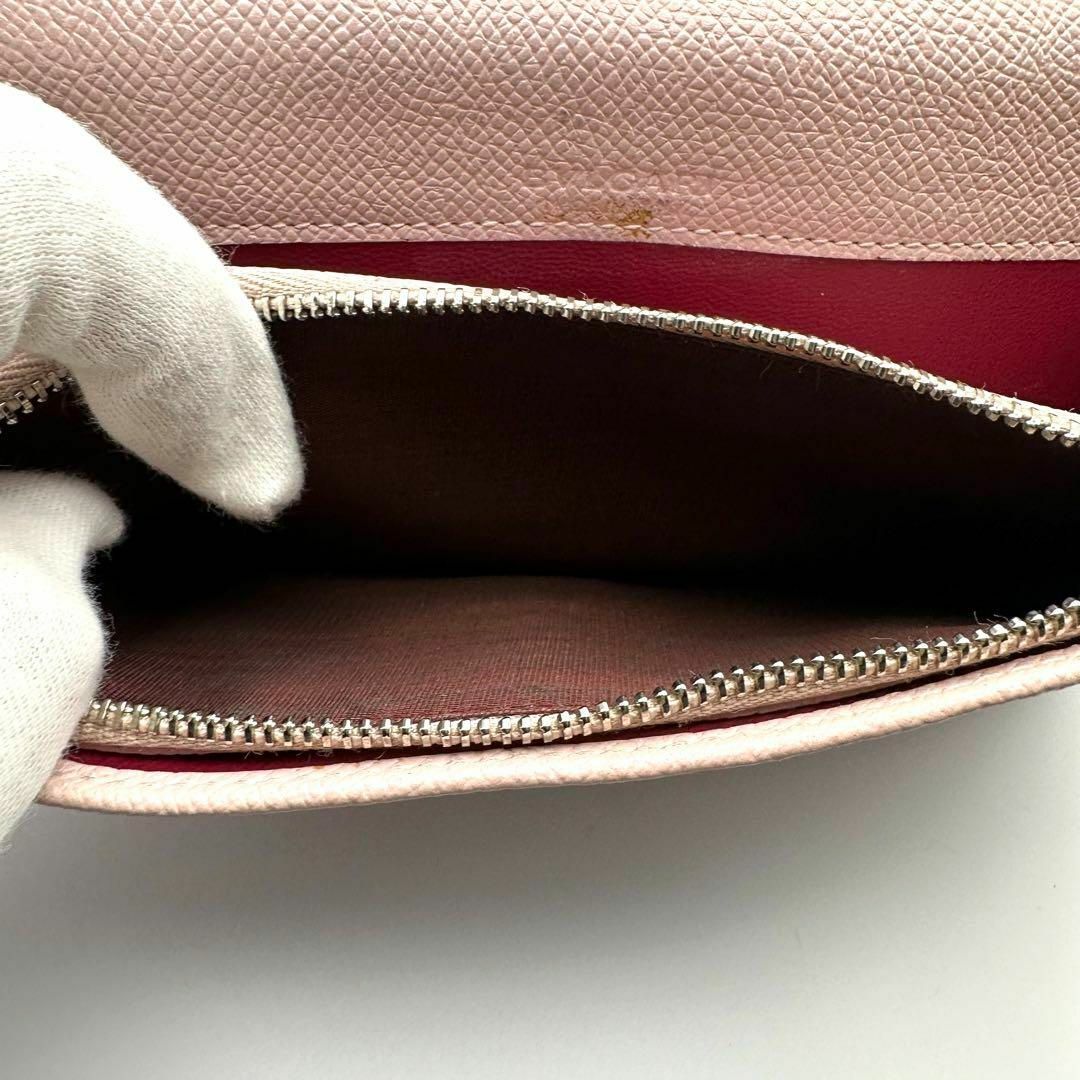 BVLGARI(ブルガリ)の長財布　ブルガリ　レザー　ピンク　30413 折り畳み　クロージャークリップ レディースのファッション小物(財布)の商品写真