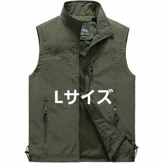 [BARYPORY] メンズ アウトドアベスト メッシュ 速乾 多機能 撥水 軽