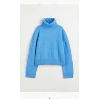 エイチアンドエム(H&M)のH&M オーバーサイズ　タートルネックセーター　S(ニット/セーター)