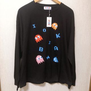 ボカニー　パックマン　コラボ　ロンＴ　bokanii パックマン かすちゃん(Tシャツ(長袖/七分))