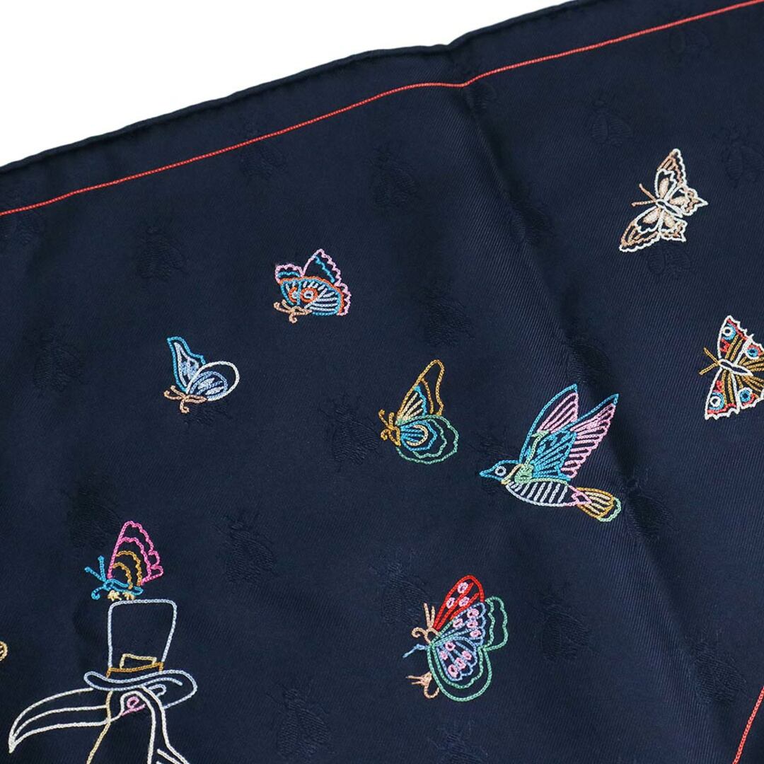 HERMES - エルメス トライアングル 70 カレ HERMES STORY 手刺繍 HERMES - エルメス トライアングル 70 カレ HERMES STORY 手刺繍