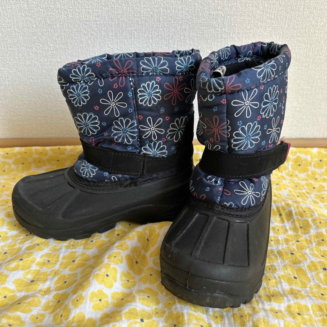 used kids スノーブーツ　size9 キッズ/ベビー/マタニティのキッズ靴/シューズ(15cm~)(アウトドアシューズ)の商品写真