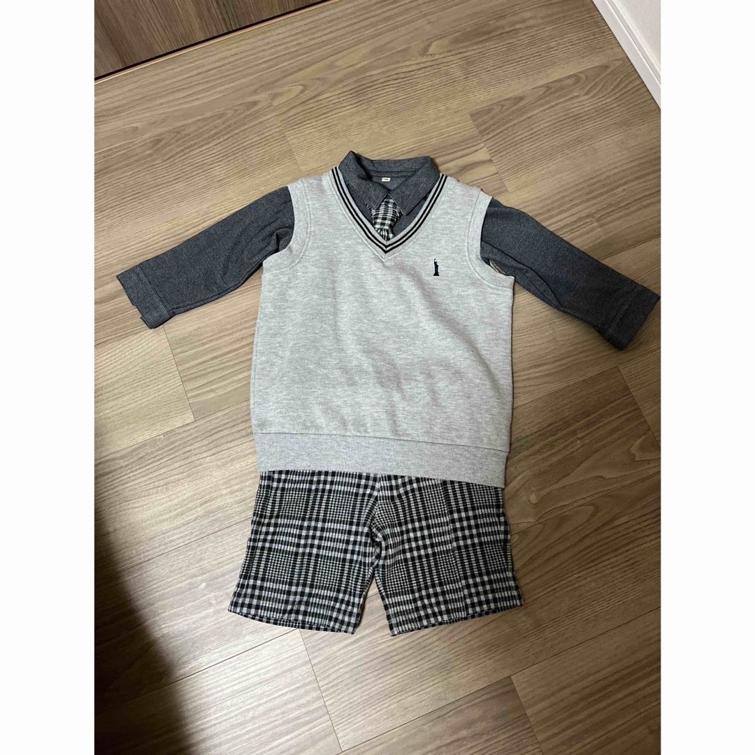 EASTBOY(イーストボーイ)のセットアップ➕EAST BOYベスト キッズ/ベビー/マタニティのキッズ服男の子用(90cm~)(Tシャツ/カットソー)の商品写真