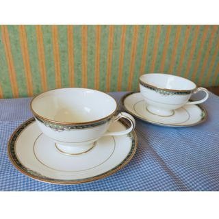 ノリタケ(Noritake)のNoritake　コーヒーカップ&ソーサー　2セット(グラス/カップ)