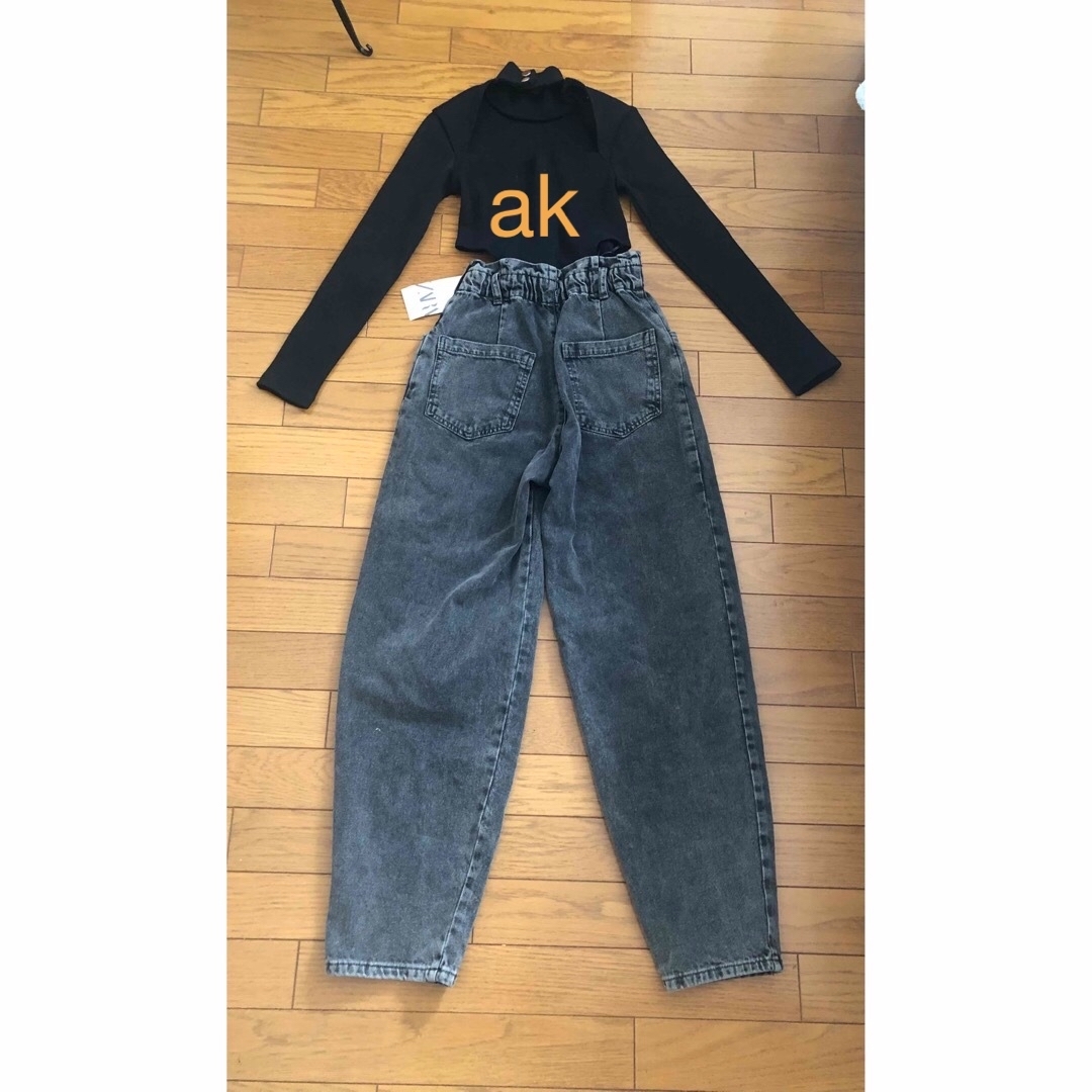 ZARA - 新品ZARA Z1975 デニムBAGGY コントラストジャンプスーツ