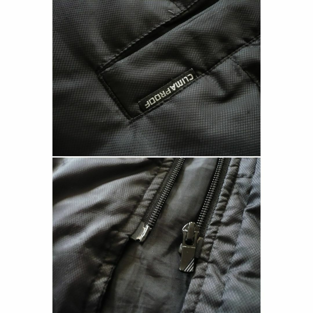 adidas(アディダス)の送料込 良品★adidas ダウン ロングコート M 黒★ベンチコート フード メンズのジャケット/アウター(ダウンジャケット)の商品写真