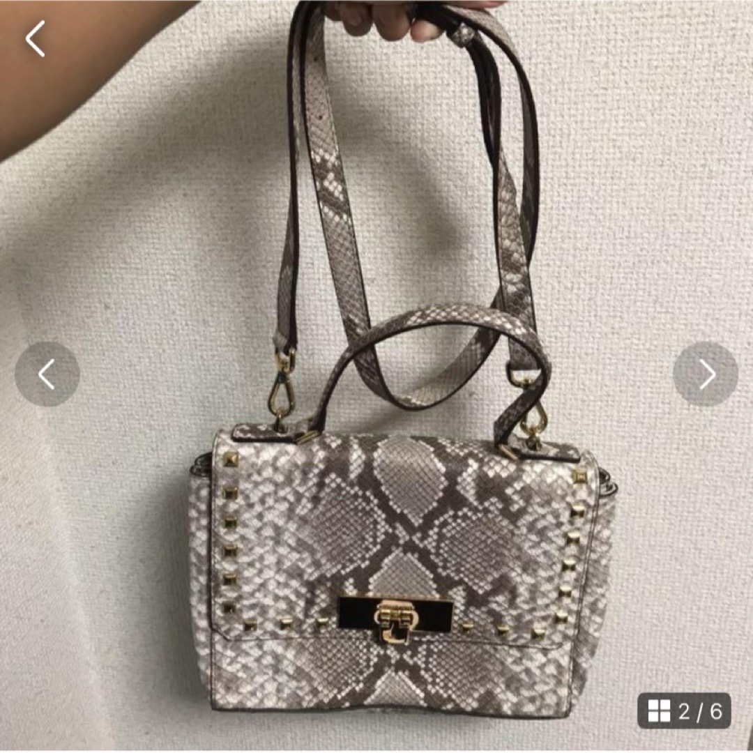 Michael Kors(マイケルコース)の【SALE】MICHAELKORSパイソン柄ハンドショルダーバッグマイケルコース レディースのバッグ(ショルダーバッグ)の商品写真