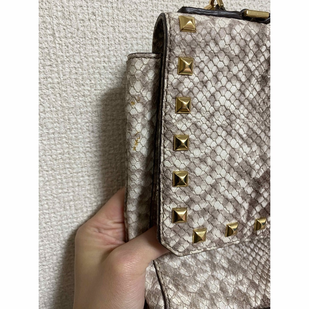 Michael Kors(マイケルコース)の【SALE】MICHAELKORSパイソン柄ハンドショルダーバッグマイケルコース レディースのバッグ(ショルダーバッグ)の商品写真