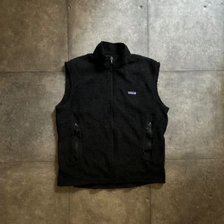 パタゴニア(patagonia)のpatagonia パタゴニア フリースベスト L ブラック(ダウンベスト)