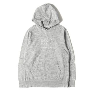 ステューシー(STUSSY)のSTUSSY ステューシー パーカー サイズ:L ロゴ刺繍 ライトウェイト スウェット パーカー ヘザーグレー トップス フーディー スウェットシャツ【メンズ】【中古】(パーカー)