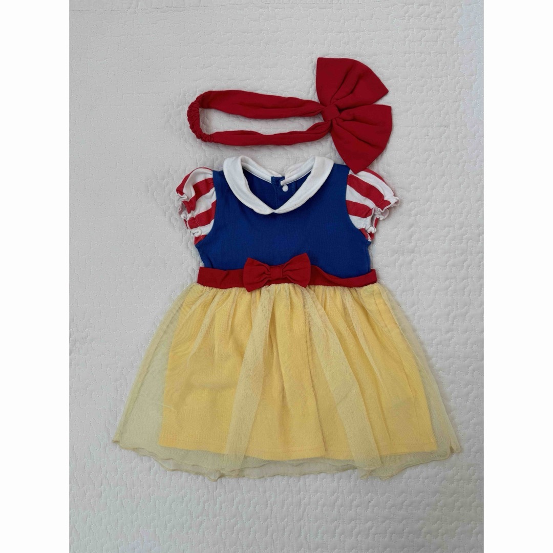 Disney(ディズニー)の白雪姫　ドレスワンピース　80 キッズ/ベビー/マタニティのベビー服(~85cm)(ワンピース)の商品写真