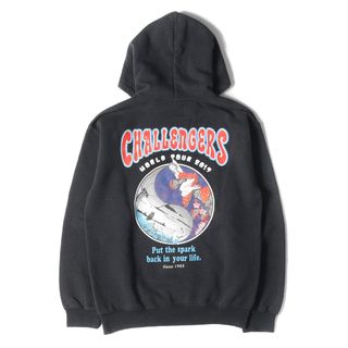 CHALLENGER チャレンジャー パーカー サイズ:S 16AW THE PARK・ING GINZA オープン記念 ウォッシュ加工 スウェット パーカー TOUR HOODIE ブラック 黒 トップス フーディー コラボ【メンズ】【中古】(パーカー)