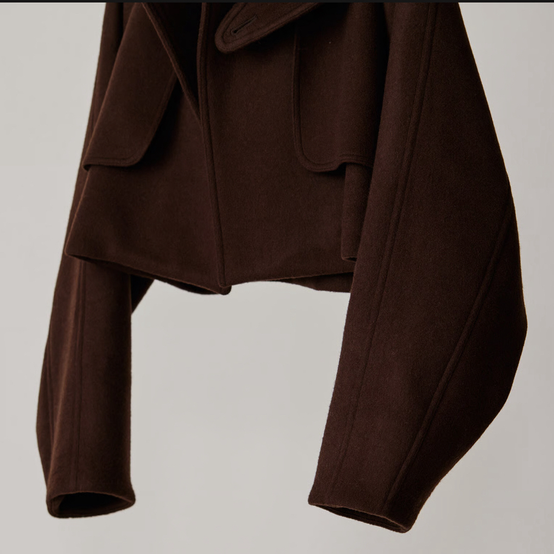 BEAUTY&YOUTH UNITED ARROWS(ビューティアンドユースユナイテッドアローズ)のZOE cambly short trench / brown レディースのジャケット/アウター(トレンチコート)の商品写真