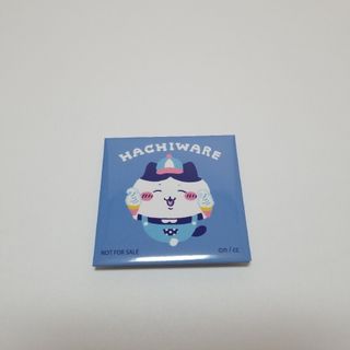 ちいかわ ノベルティ スクエア 缶バッジ ゆうえんち ハチワレ(キャラクターグッズ)