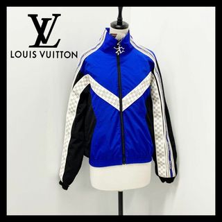 ルイヴィトン(LOUIS VUITTON)の✨極美品✨ルイヴィトン　テクニカルトラックスーツ ダミエ　ジャケット　ブルー(その他)