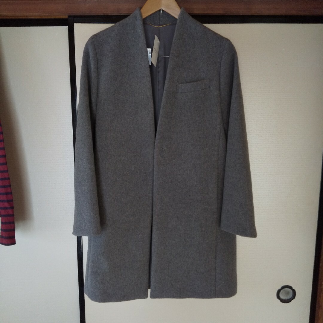 L'Appartement DEUXIEME CLASSE(アパルトモンドゥーズィエムクラス)のNO collar  chester  COAT  36  アパルトモン レディースのジャケット/アウター(ノーカラージャケット)の商品写真