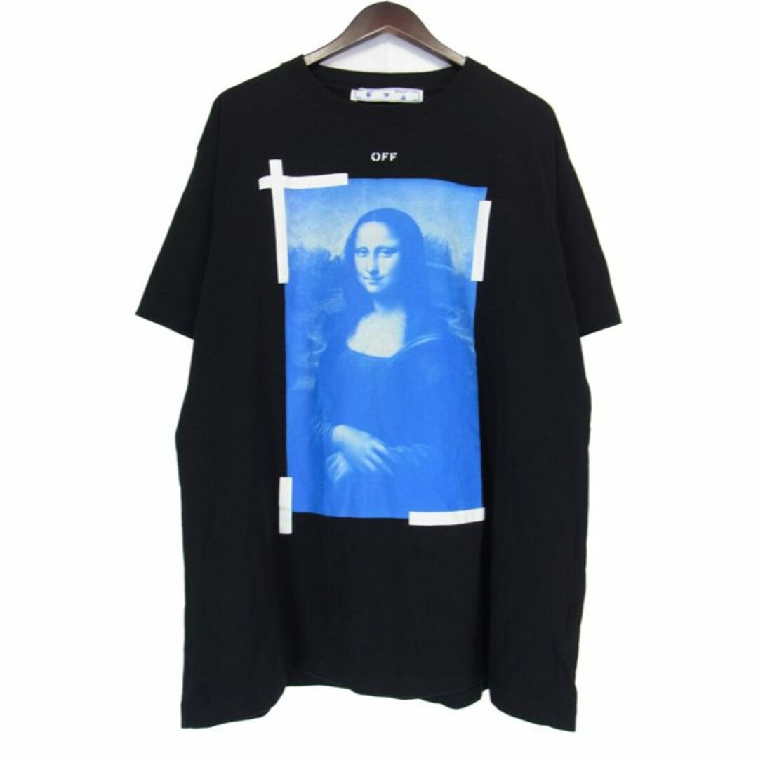 OFF-WHITE(オフホワイト)のオフホワイト OFF WHITE ■ 21SS 【 MONA LISA GRAPHIC PRINT T-SHIRT OMAA038R21JER001 】 モナリザ フォト プリント バック アロー オーバーサイズ 半袖 Tシャツ n4859 メンズのトップス(Tシャツ/カットソー(半袖/袖なし))の商品写真