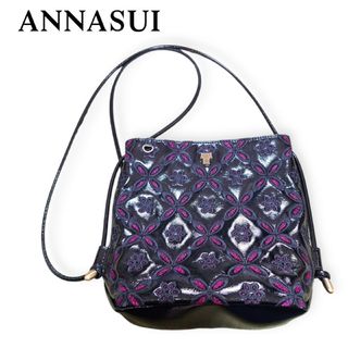 ANNA SUI - 《ANNA SUI アナスイ》新品 蝶プレート付 レザーショルダー ...