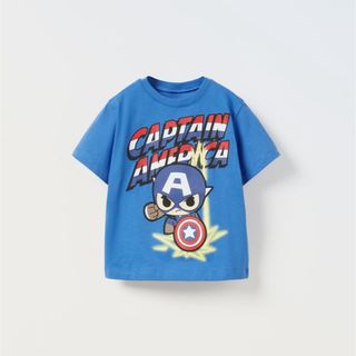 ザラキッズ(ZARA KIDS)のmarvel ザラベビー　キャプテンアメリカ　Tシャツ　80　(Ｔシャツ)