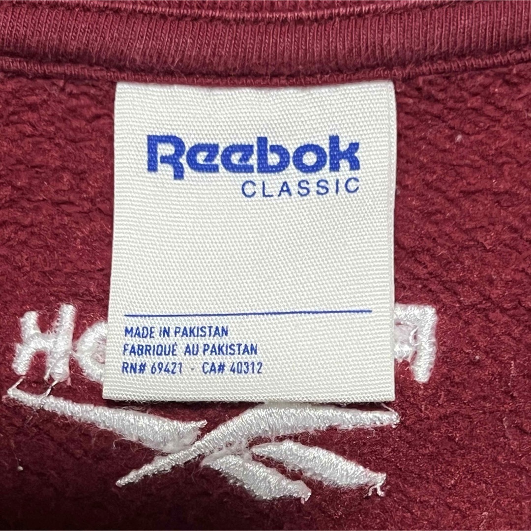 Reebok(リーボック)の『Reebok』リーボック【L】スウェット レッド ホワイト 裏起毛 メンズのトップス(スウェット)の商品写真