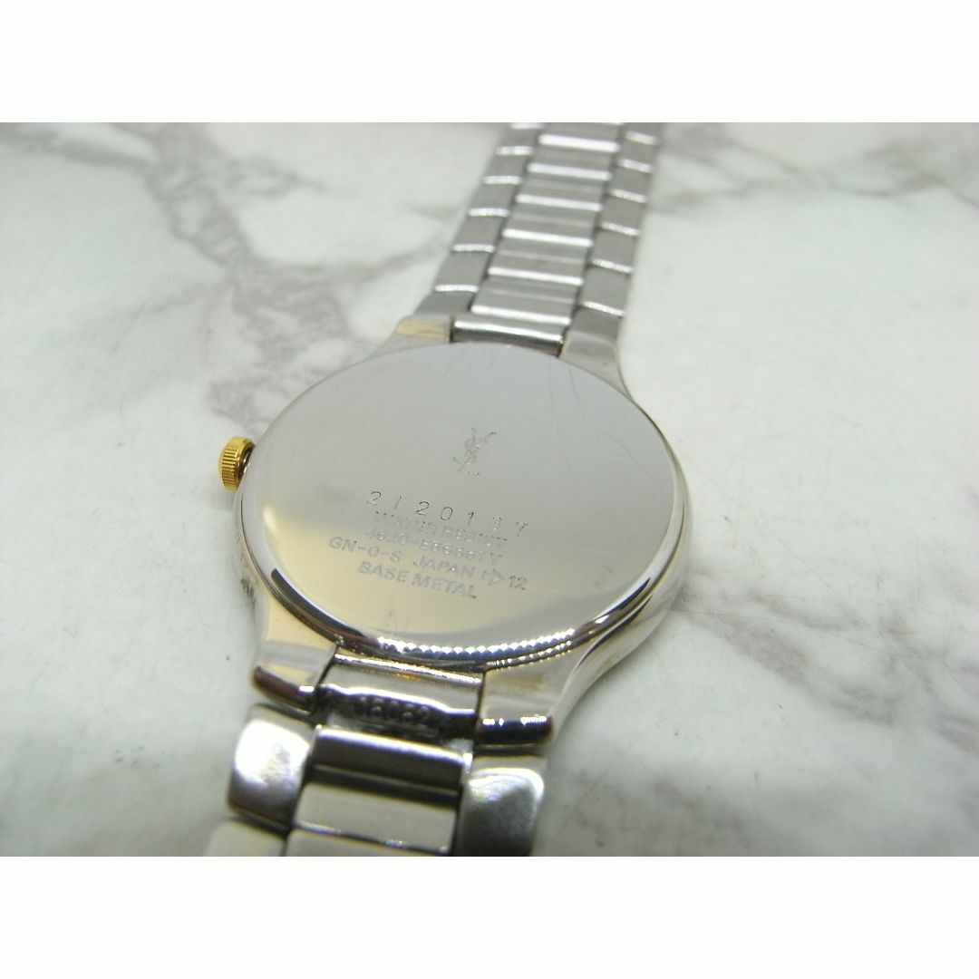 Yves Saint Laurent(イヴサンローラン)のヴィンテージ　イブサンローラン　YSL　コンビカラー　ボーイズ　ウォッチ メンズの時計(腕時計(アナログ))の商品写真