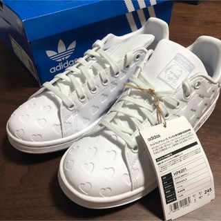 スタンスミス(STANSMITH（adidas）)の24.5cm アディダスオリジナルス スタンスミス ハート  HP6201(スニーカー)